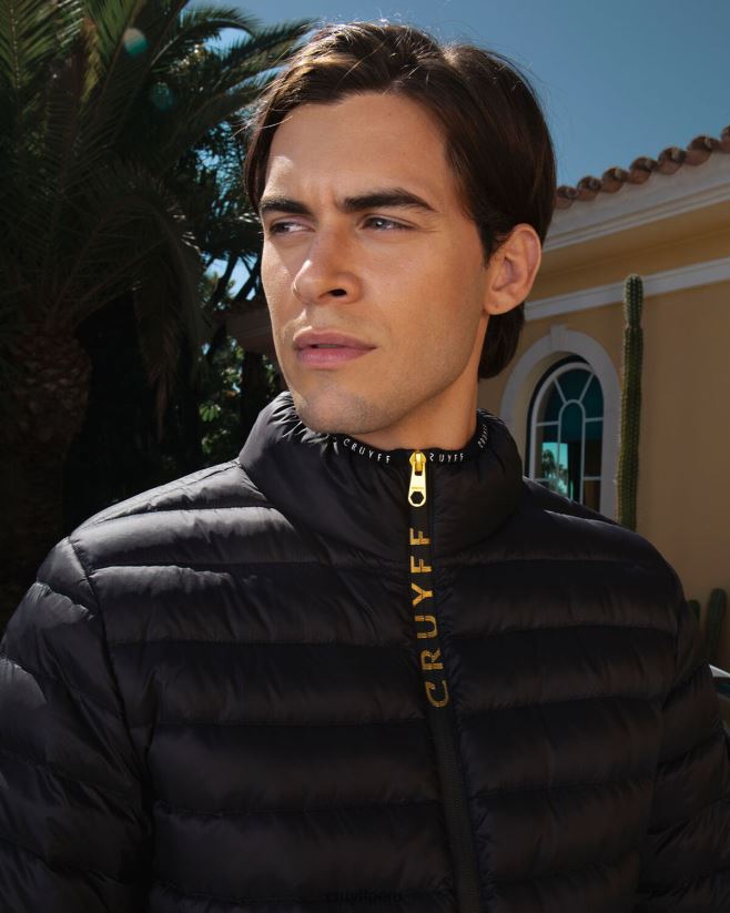 educación física Cruyff chaqueta perdu negro 42TR20475 hombres chaqueta