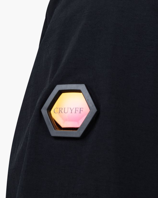 educación física Cruyff chaqueta praga negro 42TR20682 hombres chaqueta