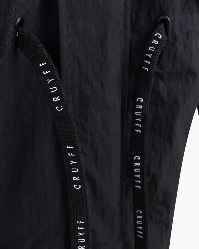 educación física Cruyff parka naranco negro 42TR20460 hombres chaqueta