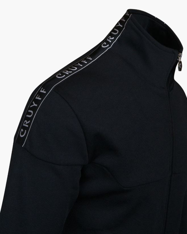 educación física Cruyff parte superior de la pista de valentini negro 42TR20913 hombres chaqueta