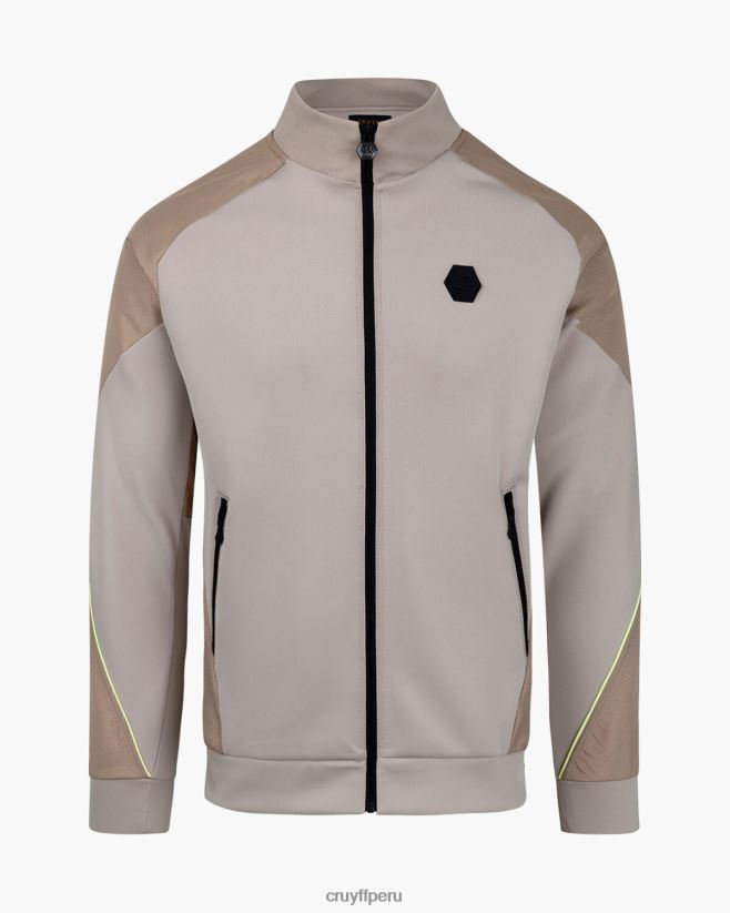 educación física Cruyff parte superior de la pista saúl arena/amarillo 42TR20731 hombres chaqueta