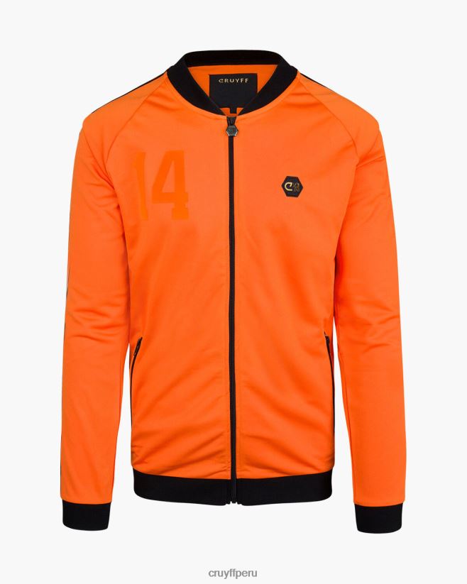 educación física Cruyff sudadera copa del mundo 1974 naranja 42TR20839 hombres chaqueta
