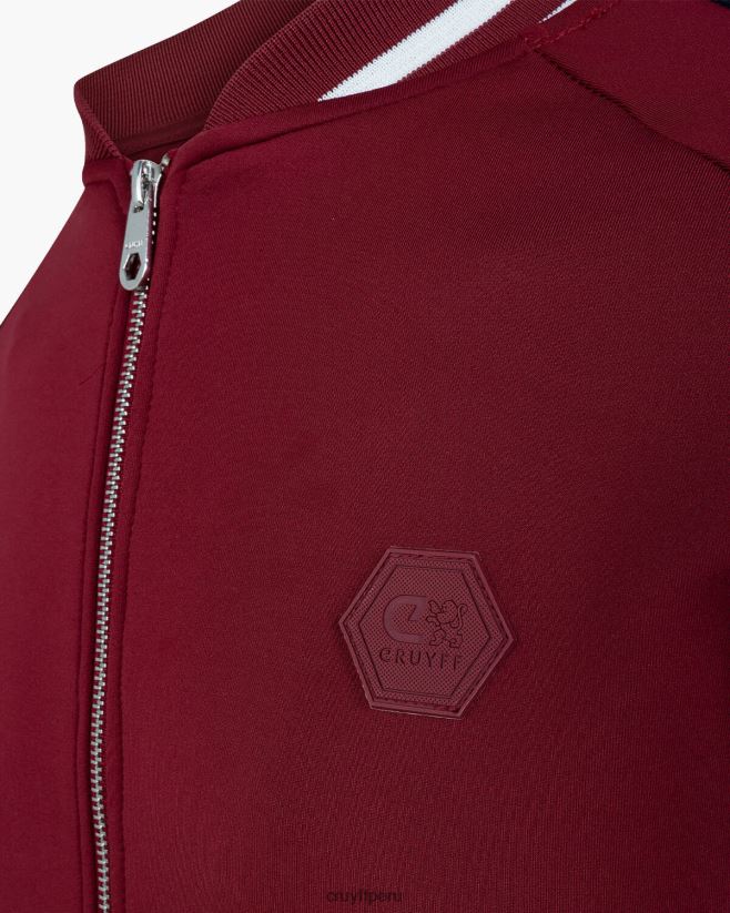 educación física Cruyff sudadera de buceo santino Burdeos 42TR20482 hombres chaqueta