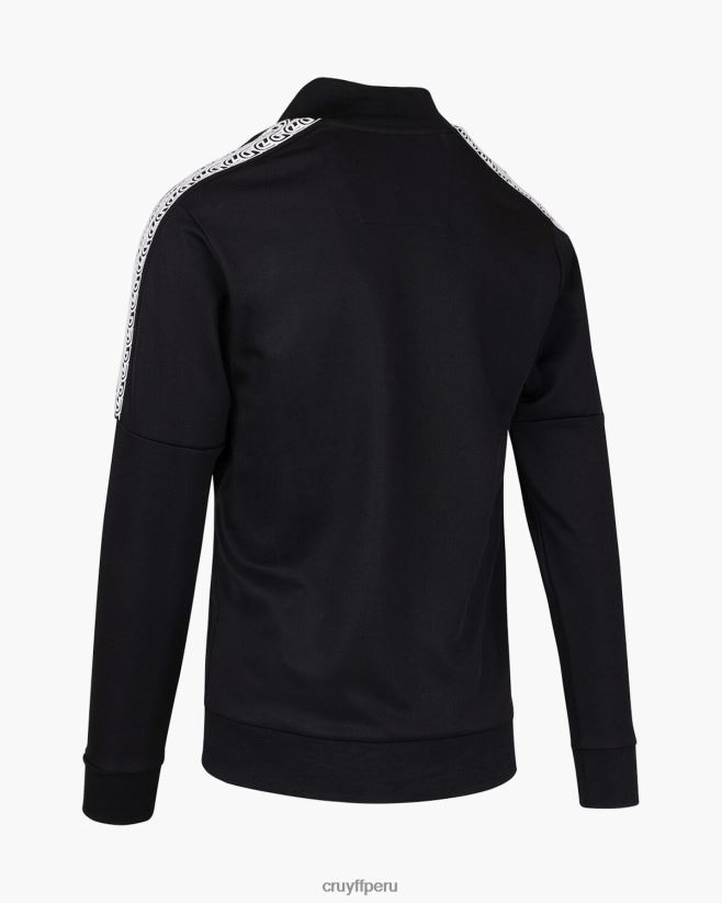 educación física Cruyff top de chándal alvaro blanco negro 42TR20933 hombres chaqueta