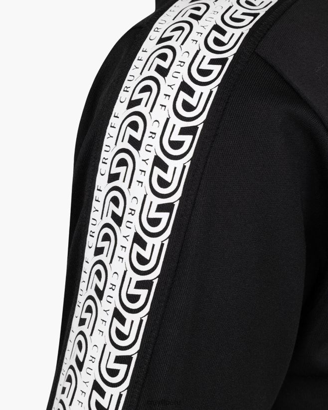 educación física Cruyff top de chándal alvaro blanco negro 42TR20933 hombres chaqueta