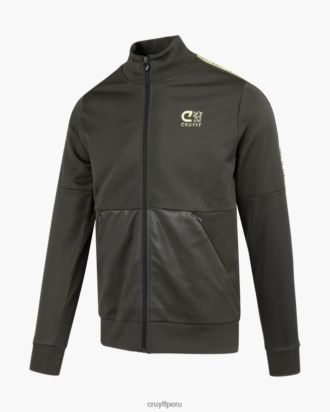 educación física Cruyff top de chándal alvaro verde amarillo 42TR20932 hombres chaqueta