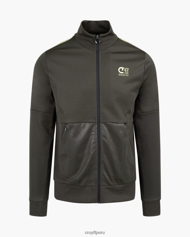 educación física Cruyff top de chándal alvaro verde amarillo 42TR20932 hombres chaqueta