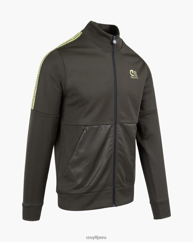 educación física Cruyff top de chándal alvaro verde amarillo 42TR20932 hombres chaqueta