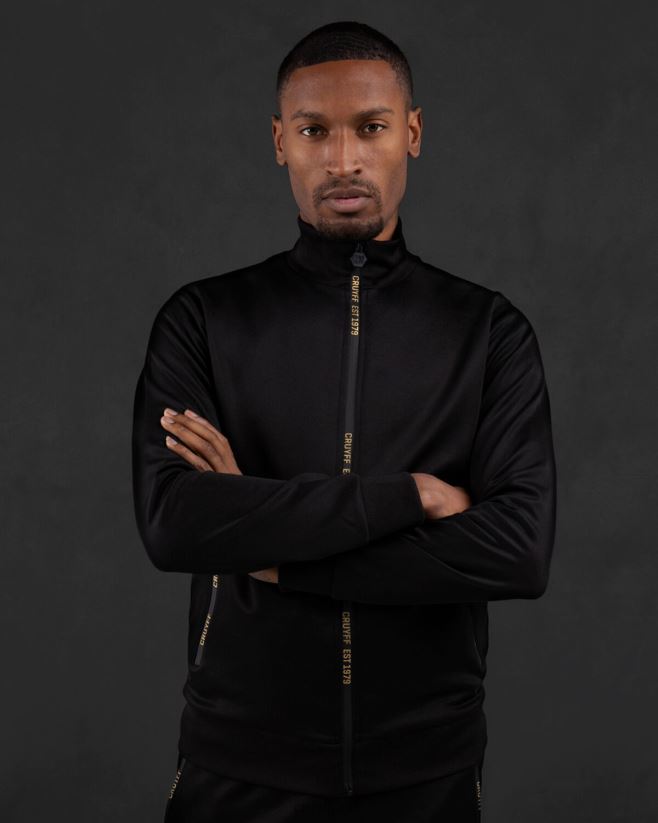 educación física Cruyff top de chándal enzo negro 42TR20928 hombres chaqueta