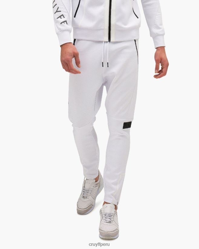 educación física Cruyff Pantalones de buceo lusso: 95 % poliéster/5 % spandex blanco 42TR20792 hombres pantalones