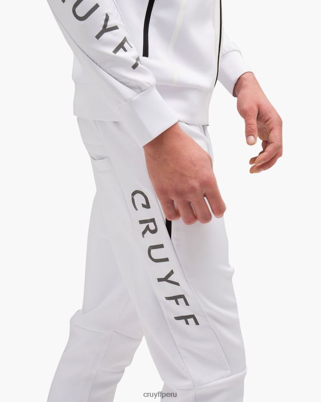 educación física Cruyff Pantalones de buceo lusso: 95 % poliéster/5 % spandex blanco 42TR20792 hombres pantalones