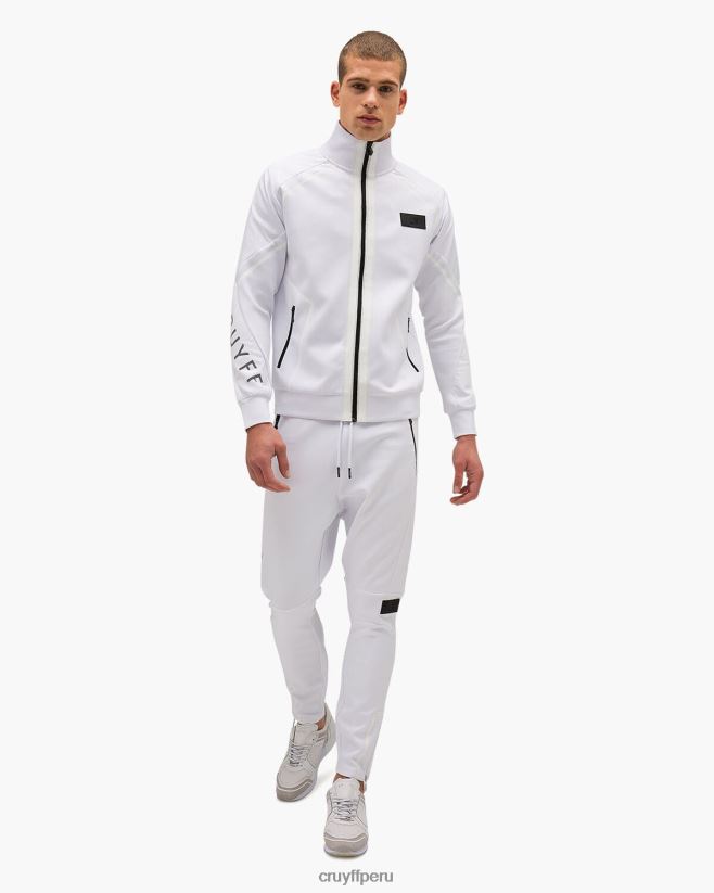 educación física Cruyff Pantalones de buceo lusso: 95 % poliéster/5 % spandex blanco 42TR20792 hombres pantalones