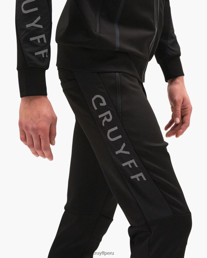 educación física Cruyff Pantalones de buceo lusso: 95 % poliéster/5 % spandex negro 42TR20791 hombres pantalones