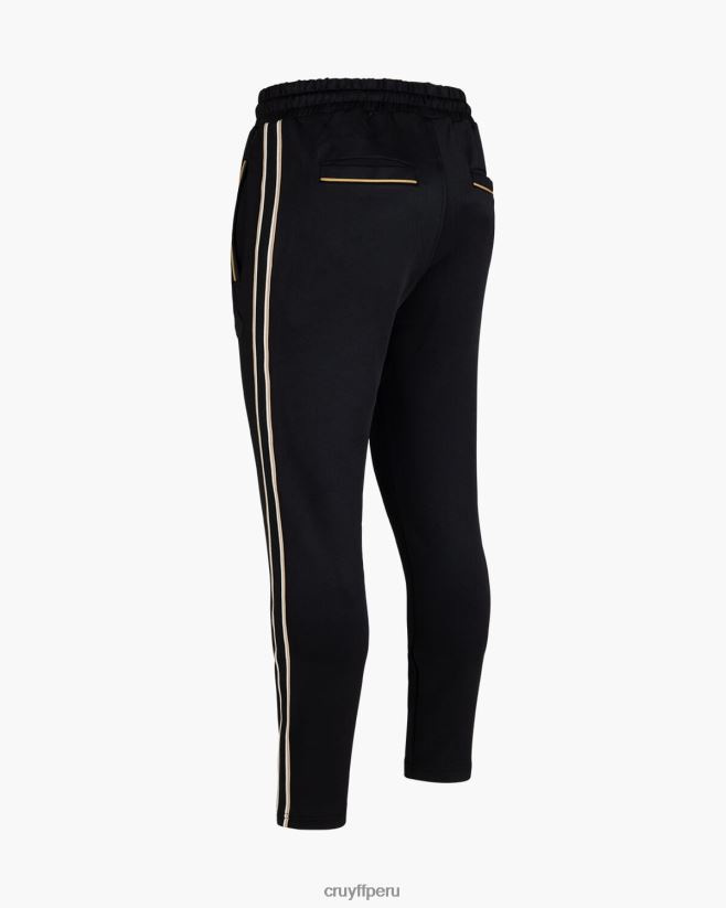 educación física Cruyff pantalón con cremallera santino negro 42TR20377 hombres pantalones