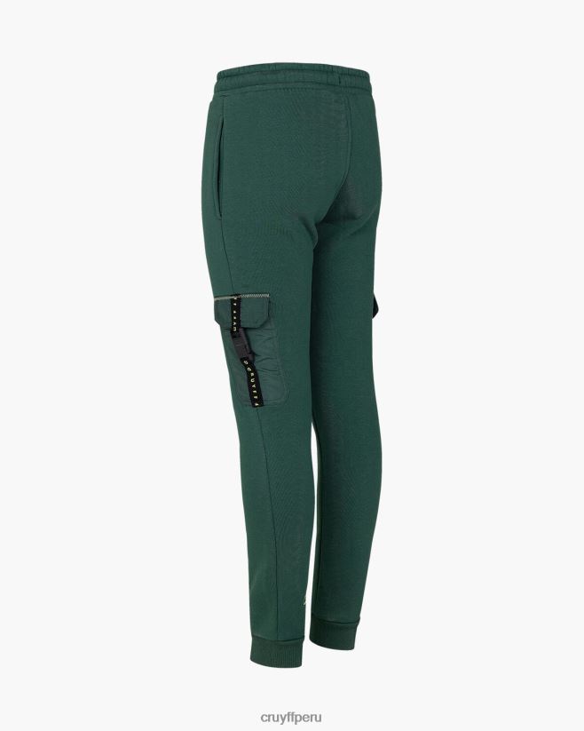 educación física Cruyff pantalón cortapelos verde oscuro 42TR201175 hombres pantalones