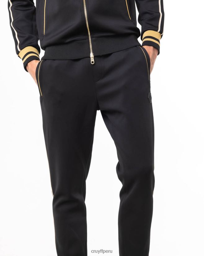 educación física Cruyff pantalón de buceo santino negro 42TR20559 hombres pantalones