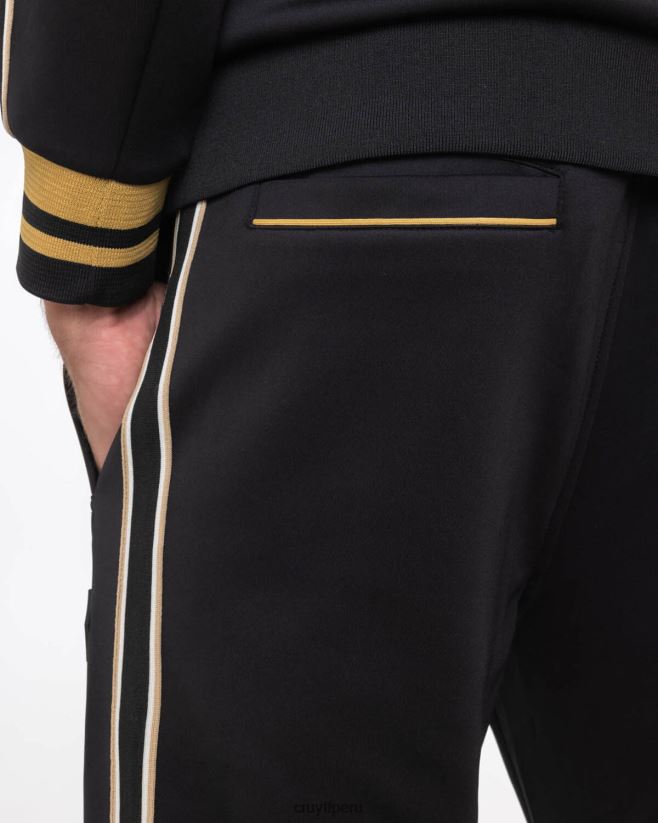 educación física Cruyff pantalón de buceo santino negro 42TR20559 hombres pantalones