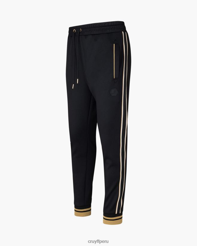 educación física Cruyff pantalón de buceo santino negro 42TR20559 hombres pantalones