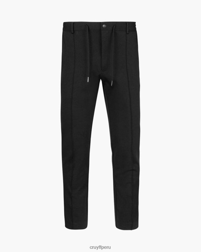 educación física Cruyff pantalon seguro negro 42TR20774 hombres pantalones