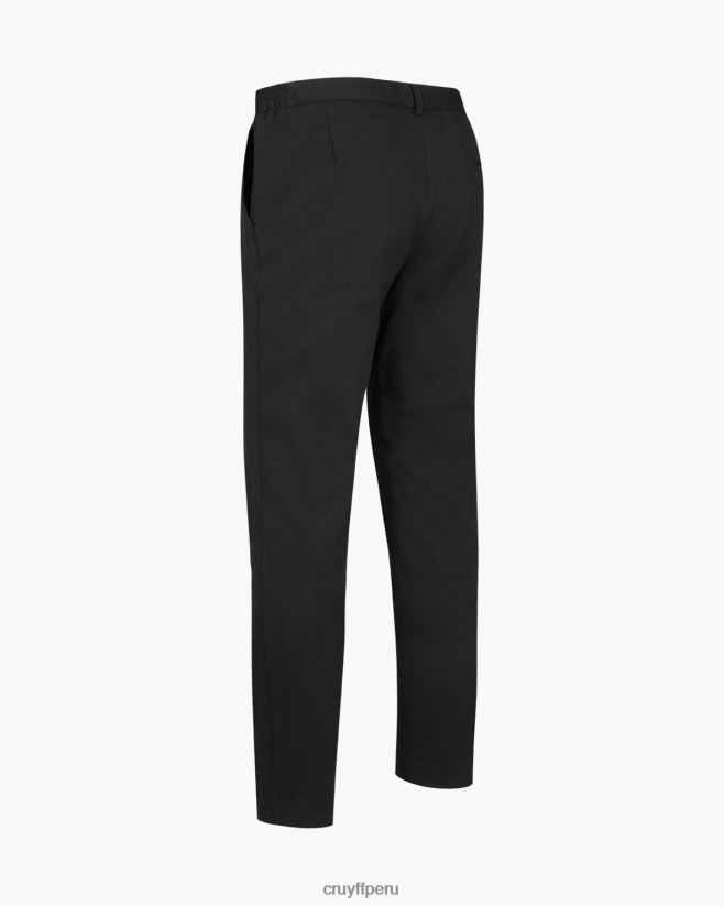 educación física Cruyff pantalon seguro negro 42TR20774 hombres pantalones