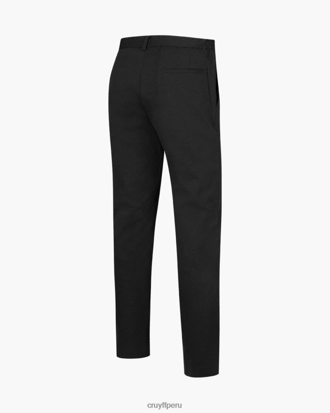 educación física Cruyff pantalon seguro negro 42TR20774 hombres pantalones