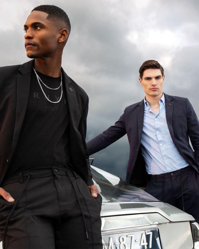 educación física Cruyff pantalon seguro negro 42TR20774 hombres pantalones