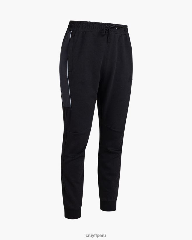educación física Cruyff pantalones de chándal aiden negro 42TR20164 hombres pantalones