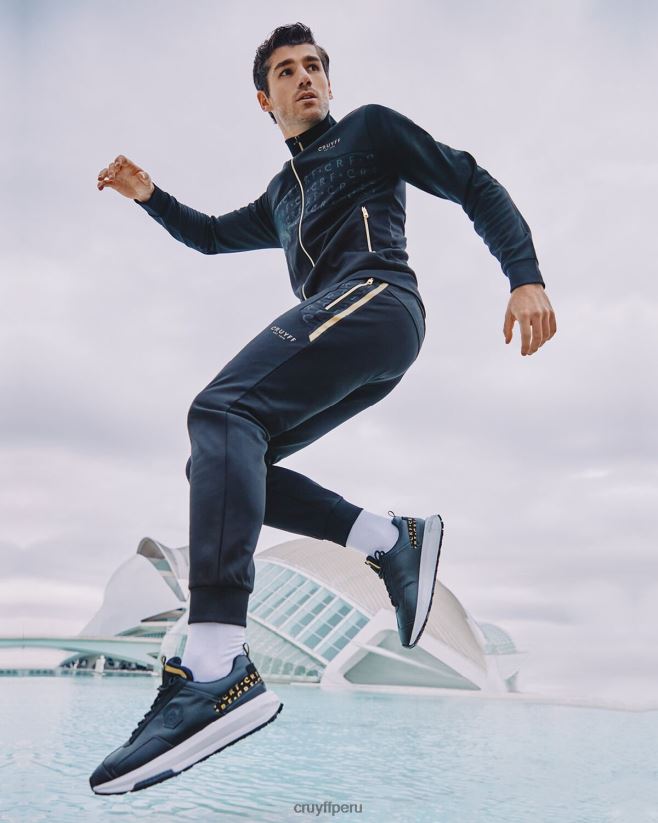 educación física Cruyff pantalones de chándal gregory negro 42TR2022 hombres pantalones