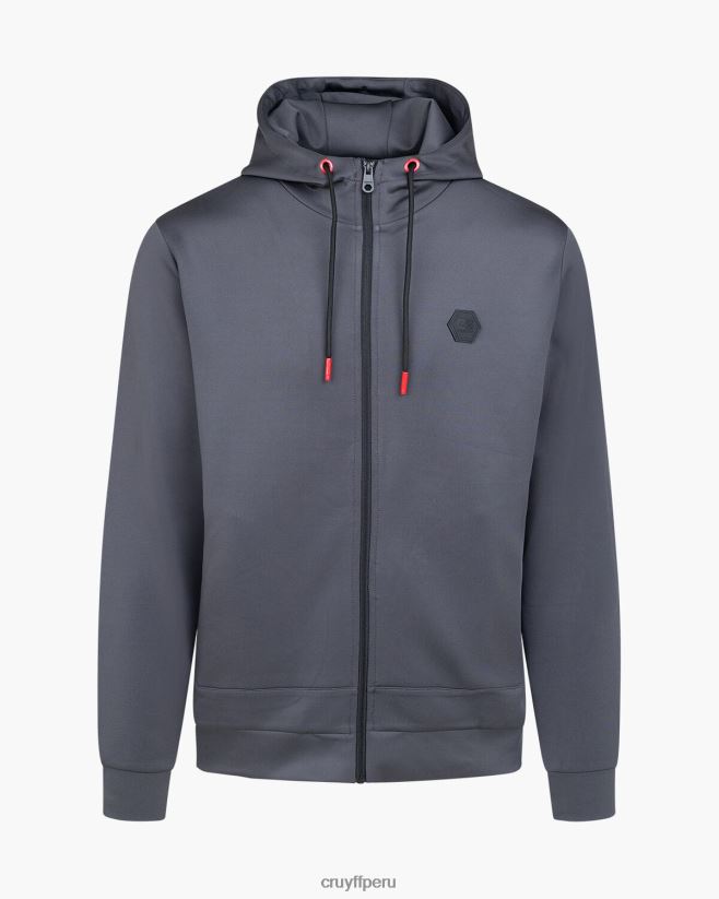 educación física Cruyff amare fz-parte superior rojo 42TR20428 hombres sudadera