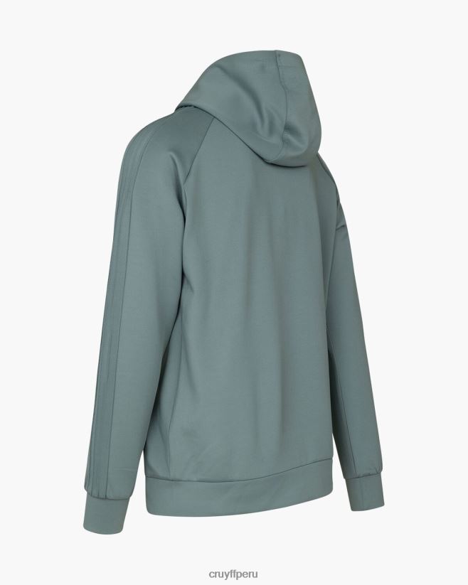 educación física Cruyff capucha axel scuba zt plomo azul 42TR20110 hombres sudadera