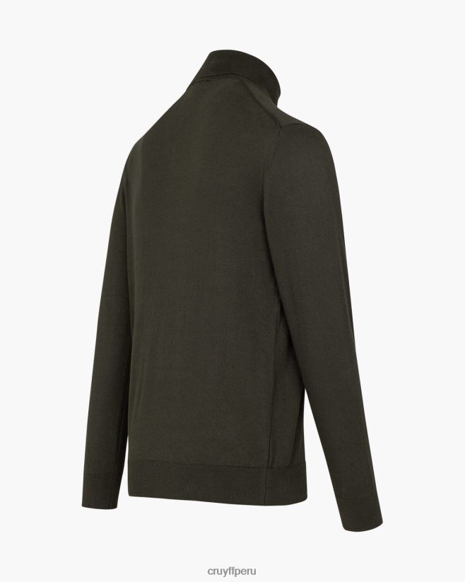 educación física Cruyff cuello de tortuga basco verde 42TR20351 hombres suéter