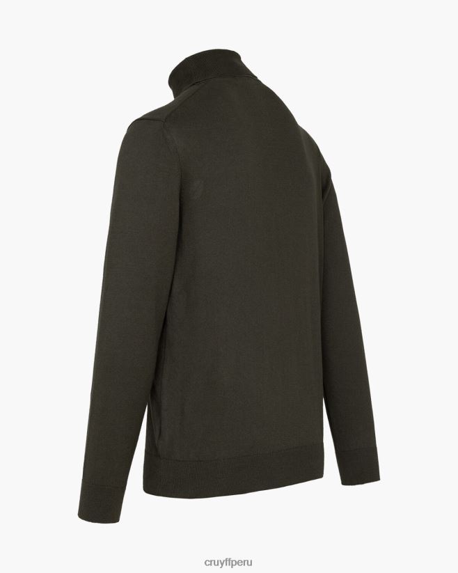 educación física Cruyff cuello de tortuga basco verde 42TR20351 hombres suéter