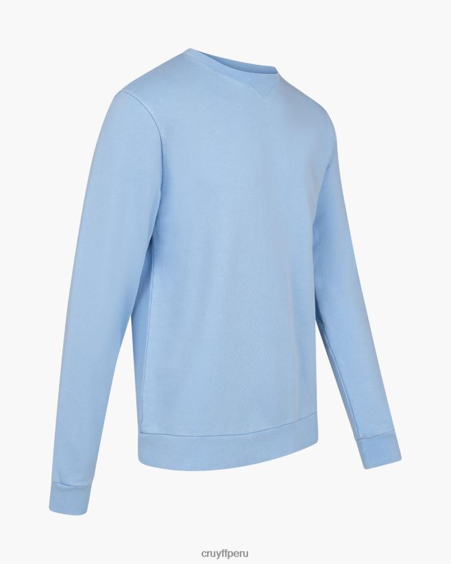 educación física Cruyff eduardo cuello redondo azul 42TR20660 hombres suéter