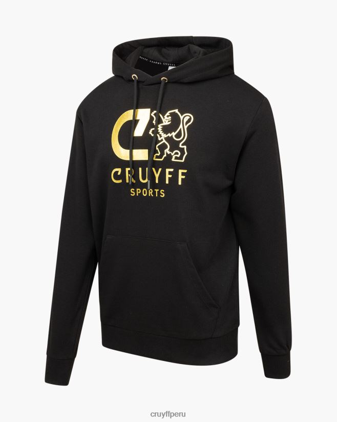educación física Cruyff hacer sudadera con capucha oro 42TR20332 hombres sudadera