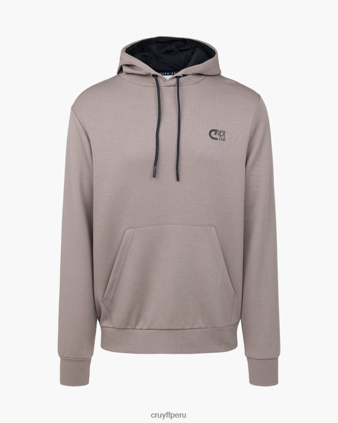 educación física Cruyff joaquim sudadera con capucha marrón 42TR20383 hombres sudadera