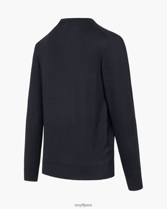 educación física Cruyff puente basco negro 42TR20350 hombres suéter