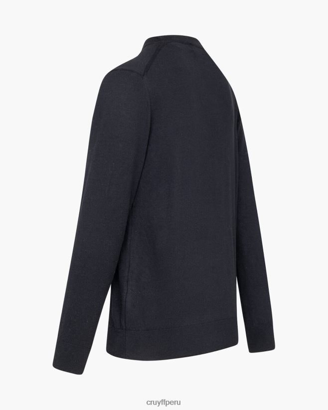 educación física Cruyff puente basco negro 42TR20350 hombres suéter