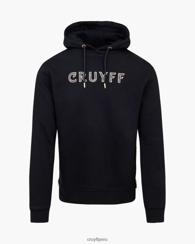 educación física Cruyff sera sudadera con capucha negro 42TR20496 hombres sudadera