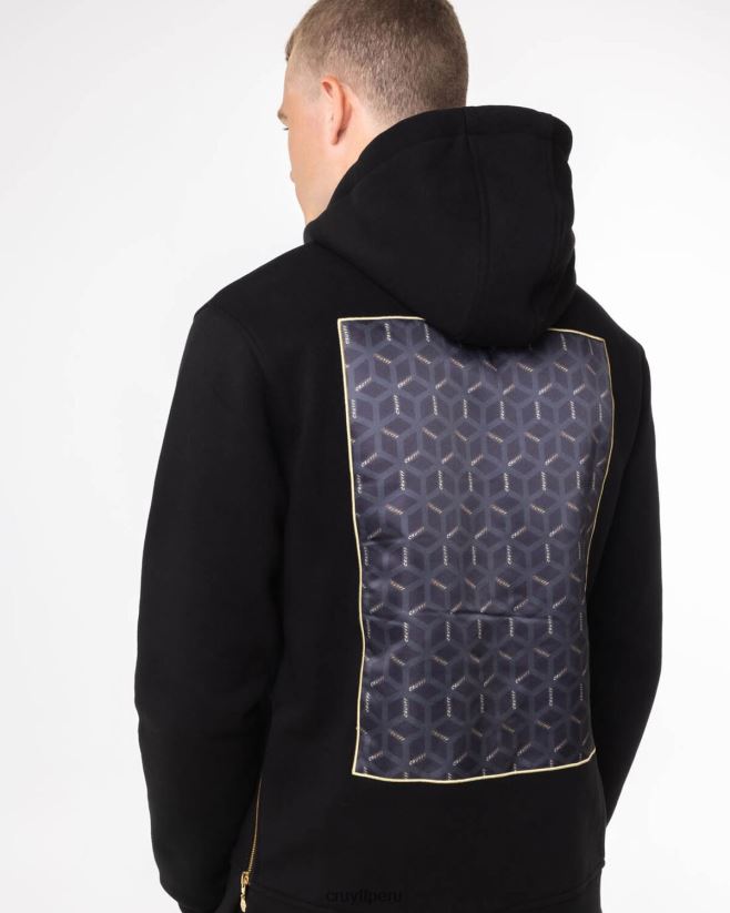 educación física Cruyff sera sudadera con capucha negro 42TR20496 hombres sudadera