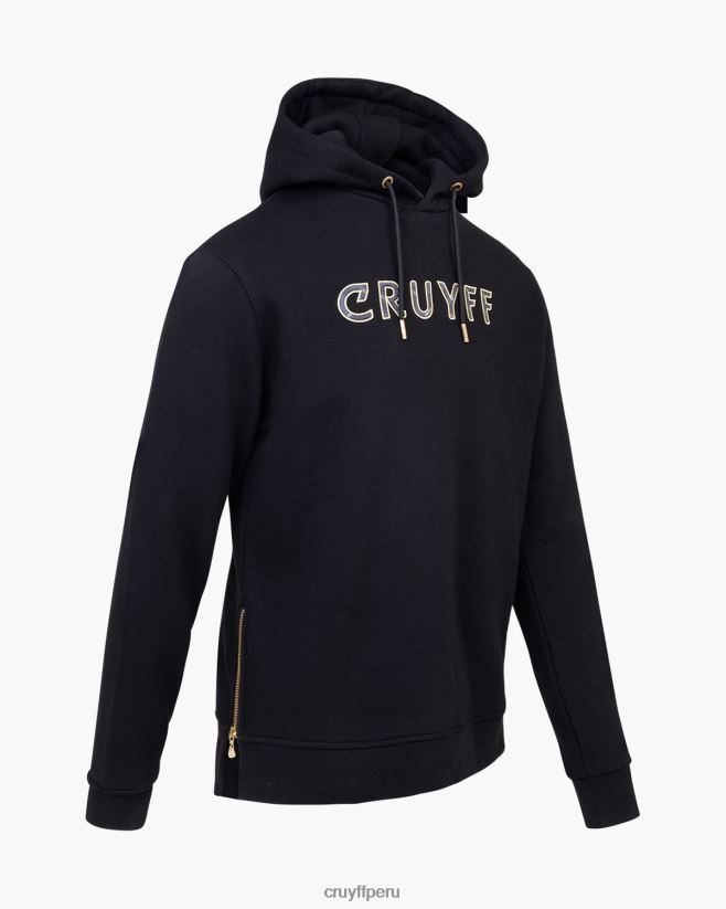educación física Cruyff sera sudadera con capucha negro 42TR20496 hombres sudadera