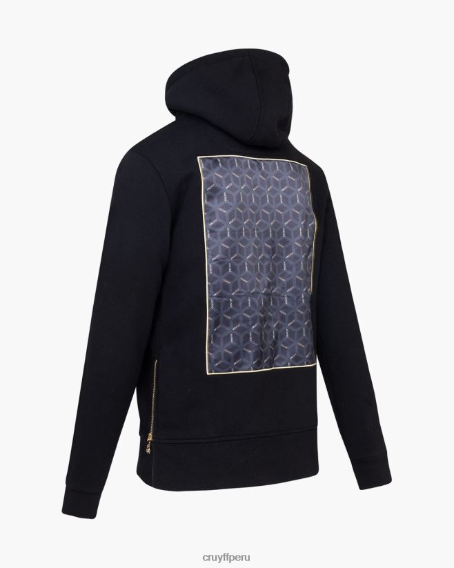 educación física Cruyff sera sudadera con capucha negro 42TR20496 hombres sudadera