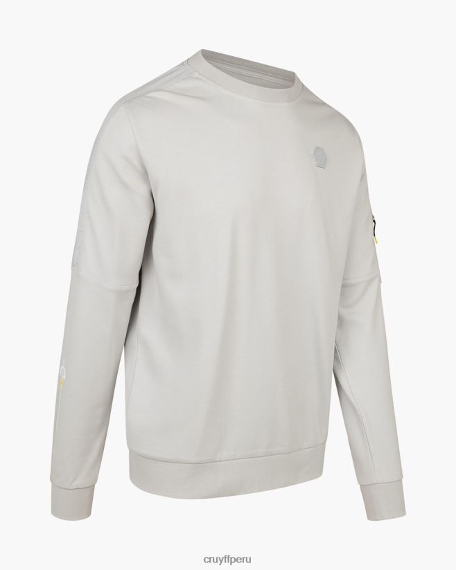 educación física Cruyff suéter de ayuda gris claro 42TR2031 hombres suéter