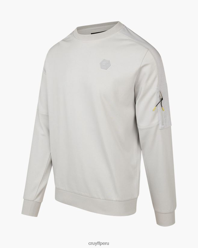 educación física Cruyff suéter de ayuda gris claro 42TR2031 hombres suéter