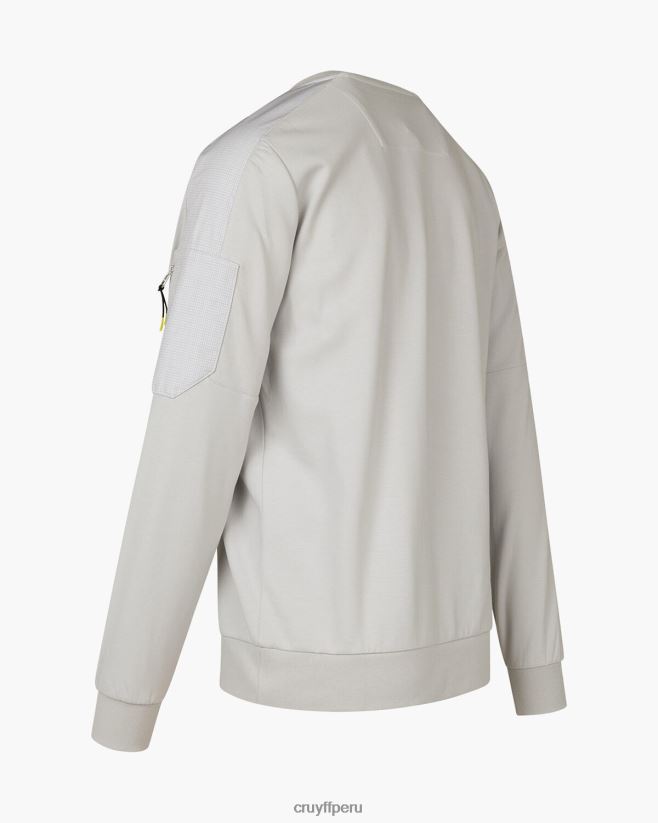 educación física Cruyff suéter de ayuda gris claro 42TR2031 hombres suéter