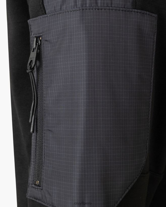 educación física Cruyff suéter de ayuda negro 42TR2030 hombres suéter