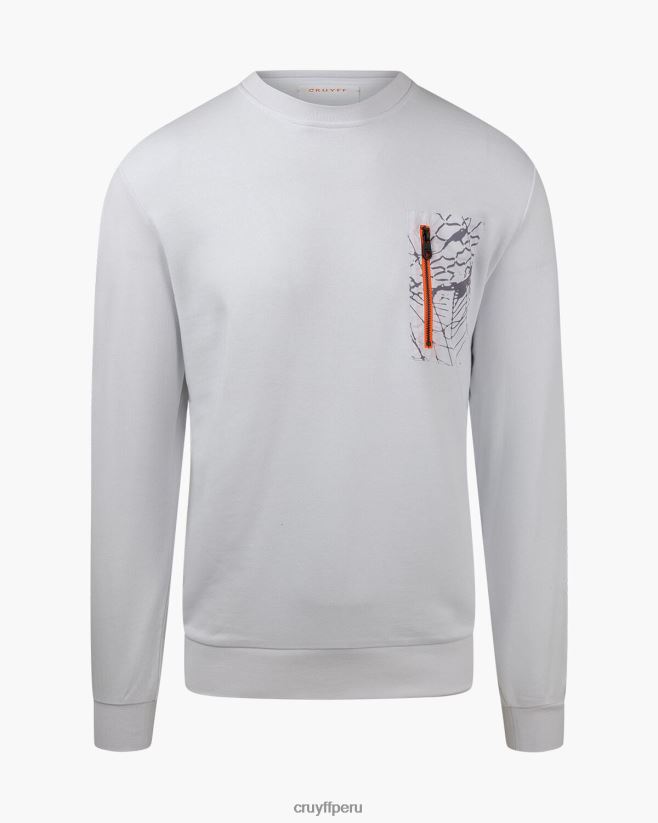 educación física Cruyff suéter rafael blanco 42TR20560 hombres suéter