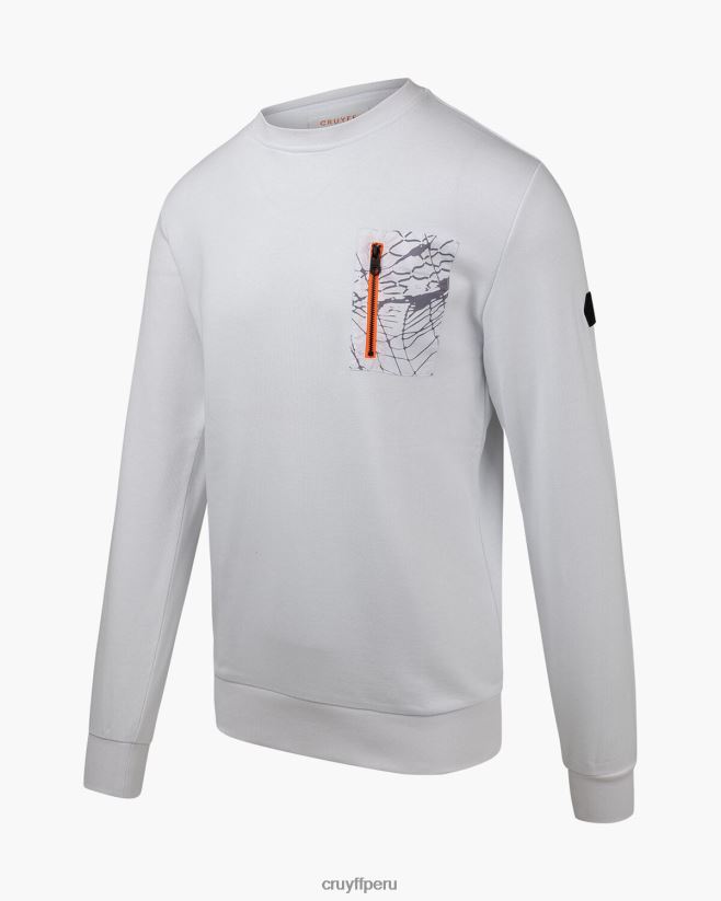 educación física Cruyff suéter rafael blanco 42TR20560 hombres suéter