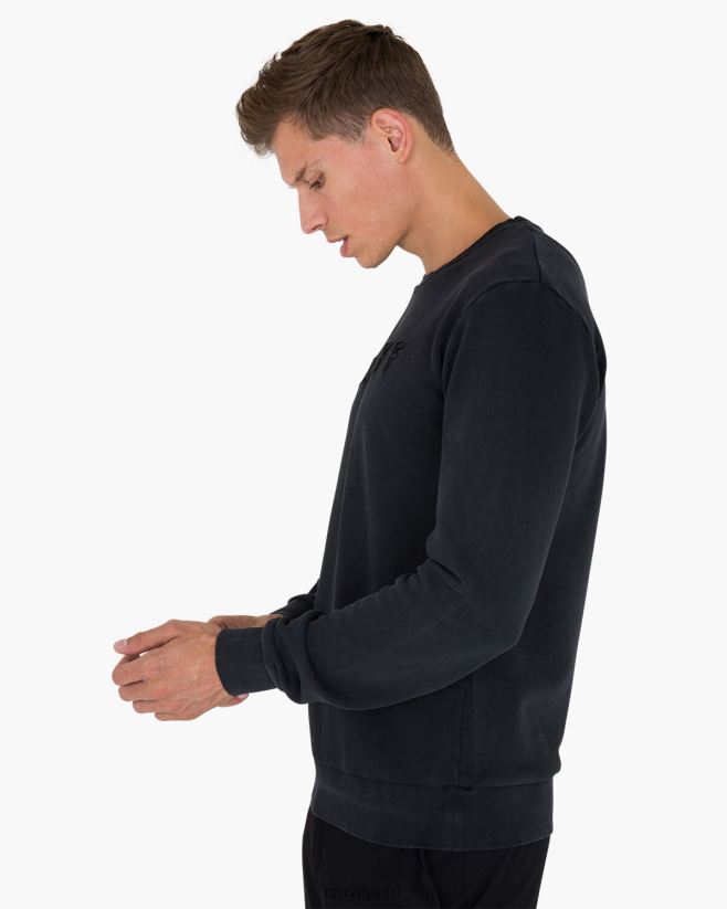 educación física Cruyff suéter ricardo negro 42TR20937 hombres suéter