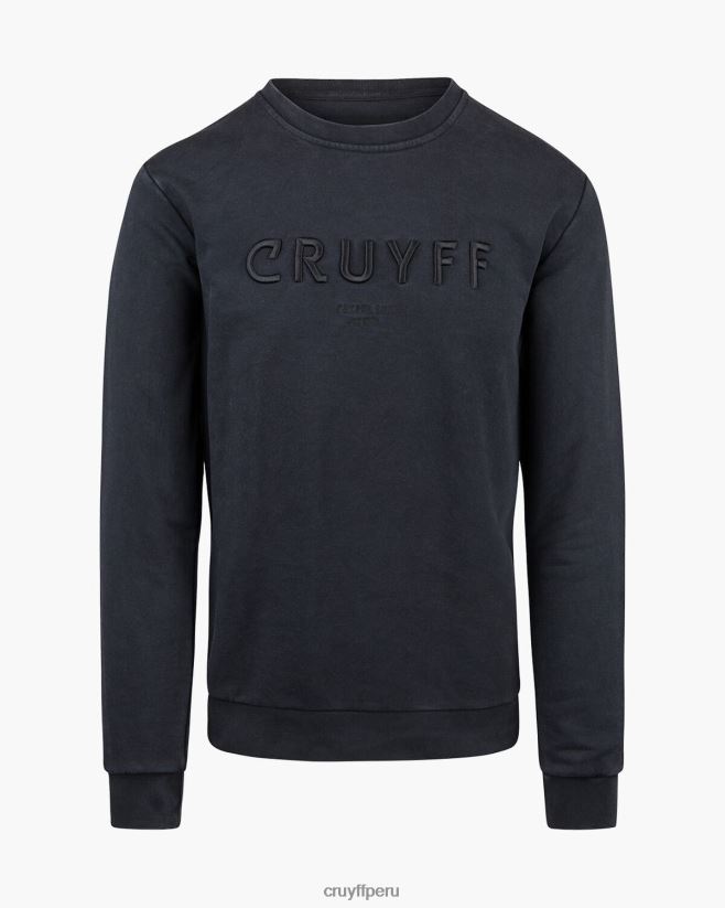 educación física Cruyff suéter ricardo negro 42TR20937 hombres suéter