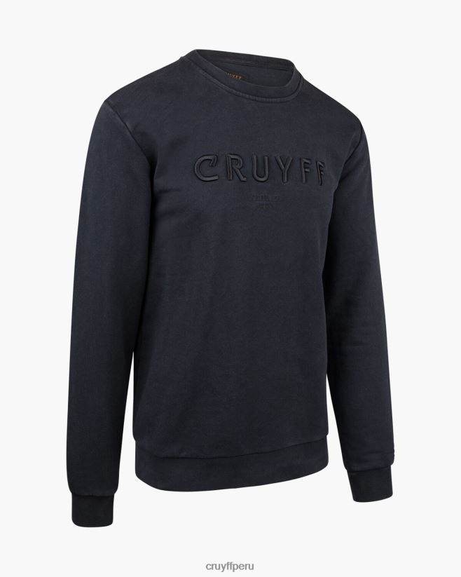 educación física Cruyff suéter ricardo negro 42TR20937 hombres suéter
